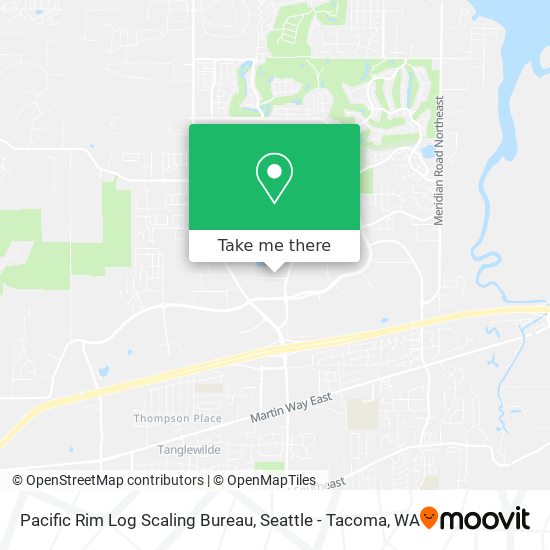 Mapa de Pacific Rim Log Scaling Bureau