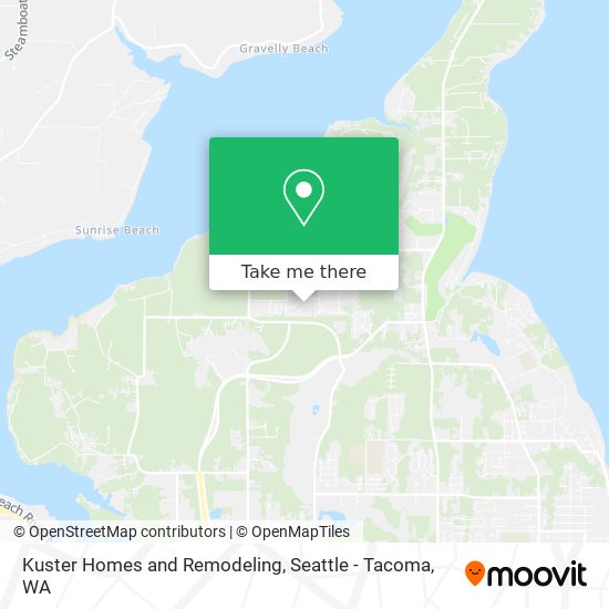 Kuster Homes and Remodeling map