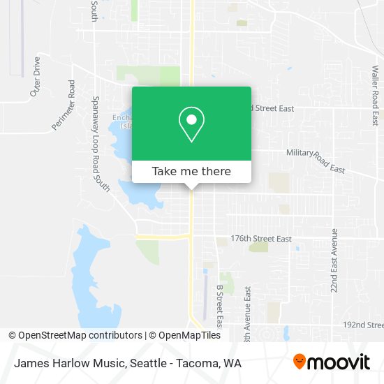 James Harlow Music map