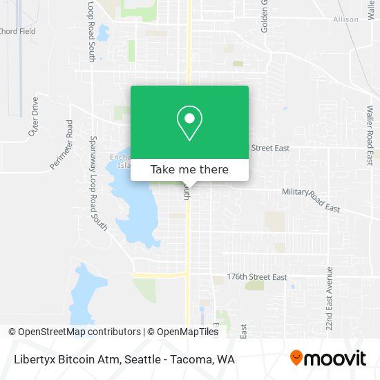 Mapa de Libertyx Bitcoin Atm