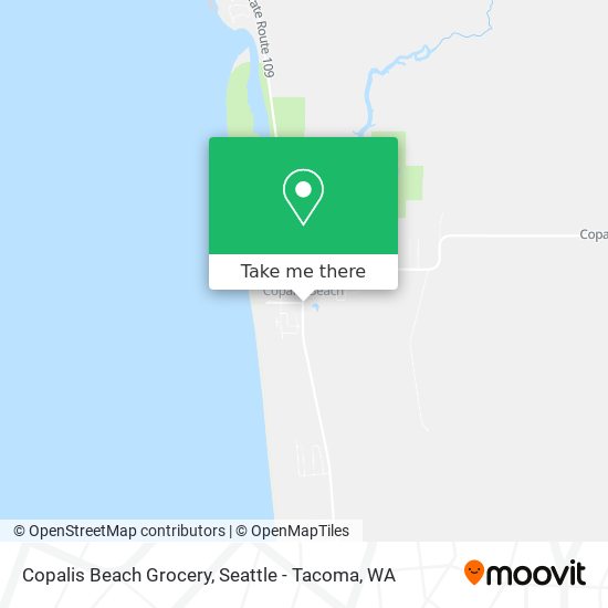 Copalis Beach Grocery map