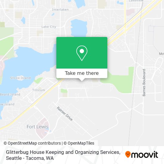 Mapa de Glitterbug House Keeping and Organizing Services