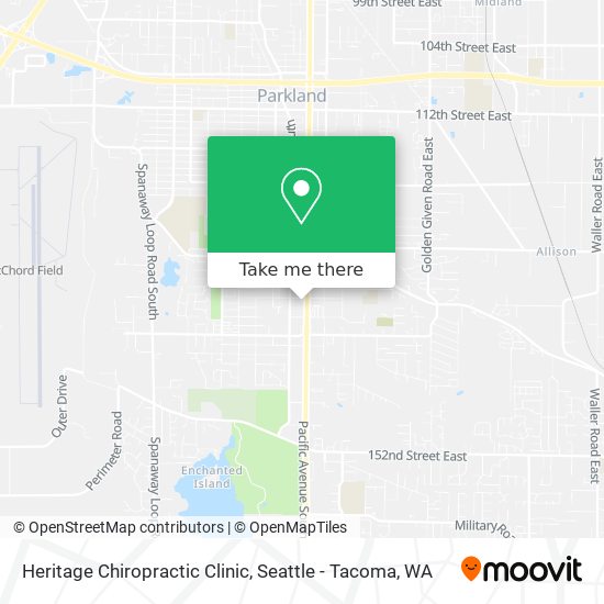 Heritage Chiropractic Clinic map