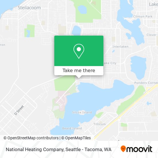 National Heating Company map