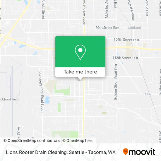 Mapa de Lions Rooter Drain Cleaning