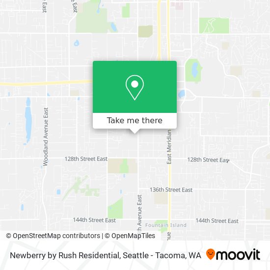 Mapa de Newberry by Rush Residential