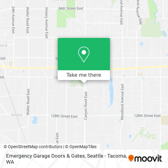 Emergency Garage Doors & Gates map