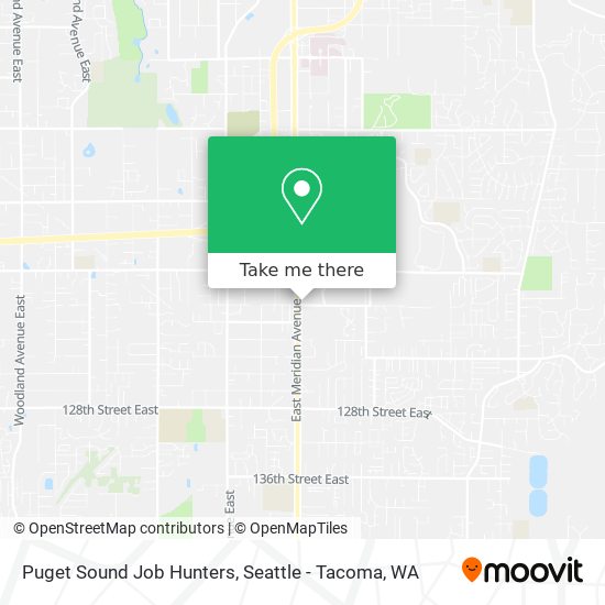 Puget Sound Job Hunters map