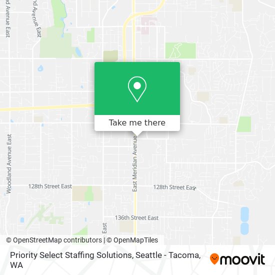 Priority Select Staffing Solutions map