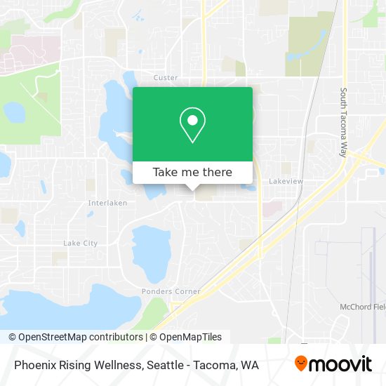 Phoenix Rising Wellness map