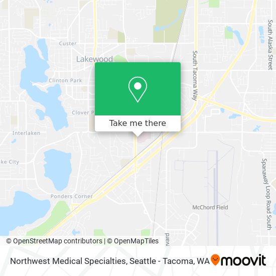 Mapa de Northwest Medical Specialties