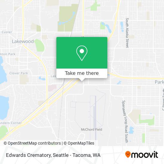 Edwards Crematory map