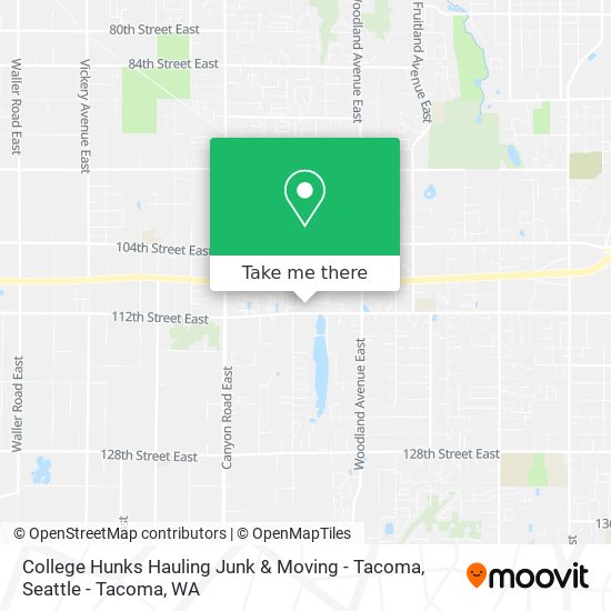 Mapa de College Hunks Hauling Junk & Moving - Tacoma