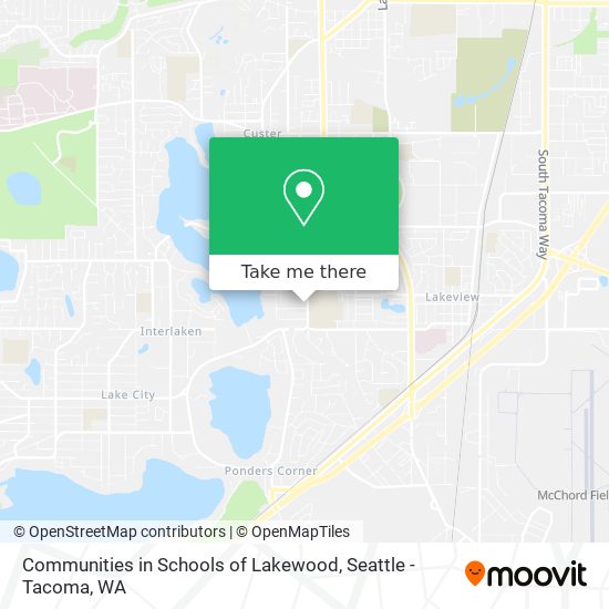 Communities in Schools of Lakewood map