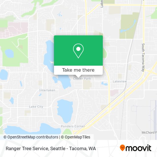 Ranger Tree Service map