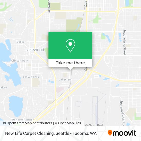 New Life Carpet Cleaning map