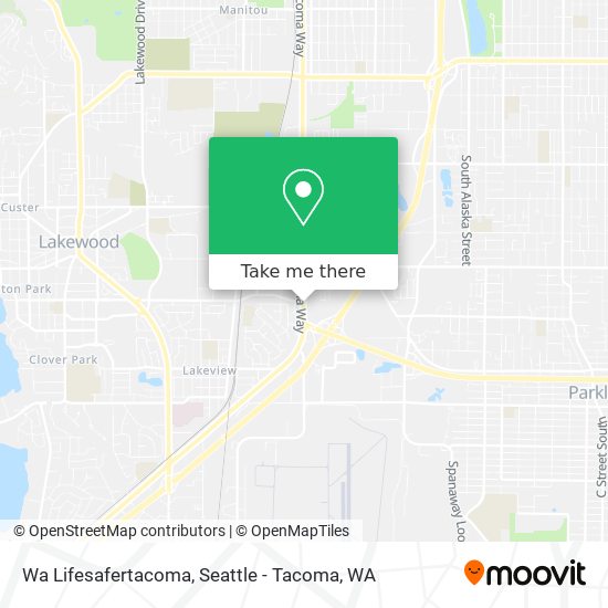 Wa Lifesafertacoma map