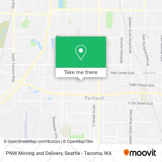 Mapa de PNW Moving and Delivery