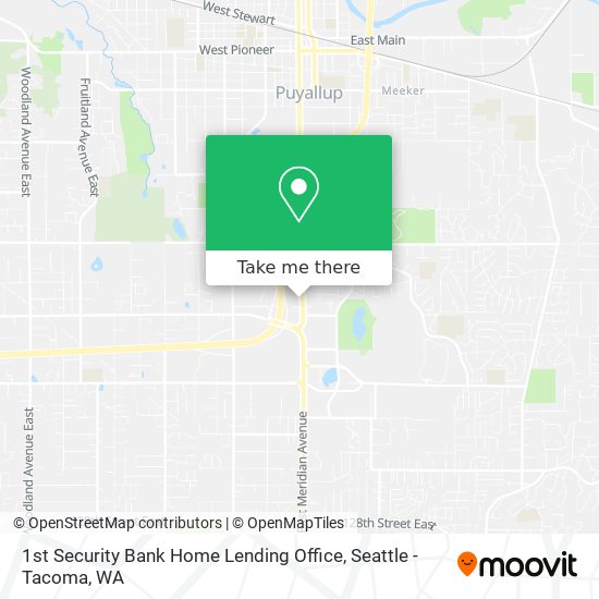 1st Security Bank Home Lending Office map