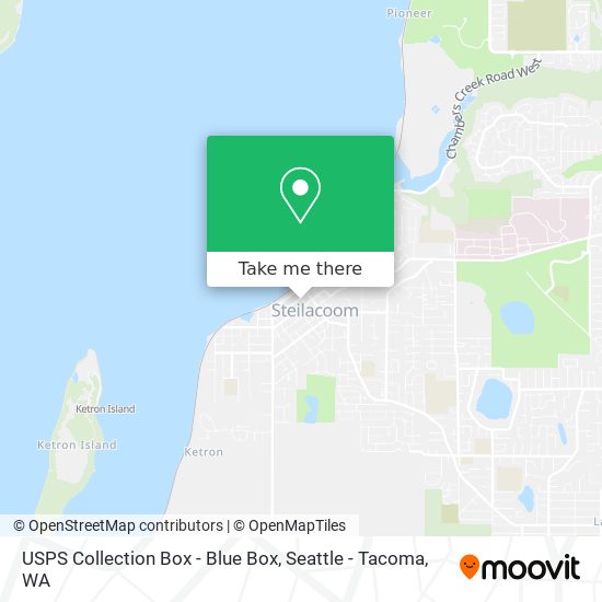 USPS Collection Box - Blue Box map