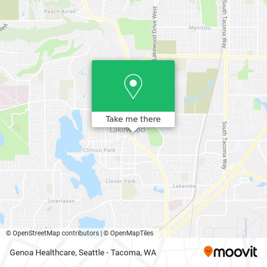 Genoa Healthcare map