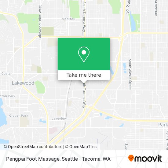 Pengpai Foot Massage map
