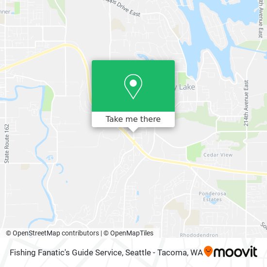 Fishing Fanatic's Guide Service map