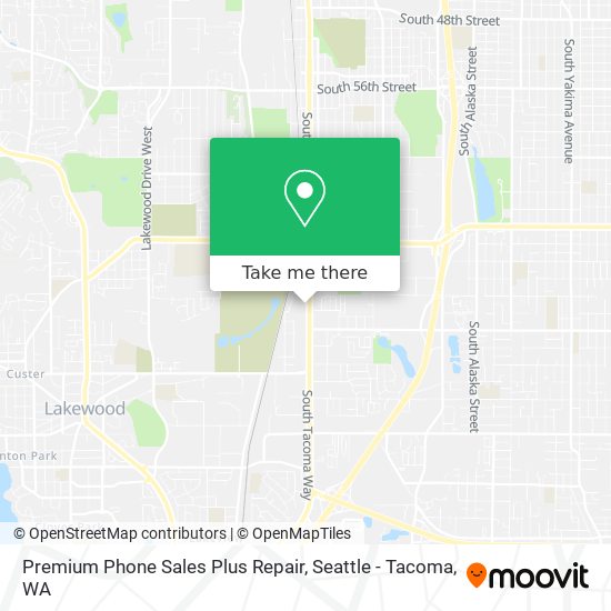 Premium Phone Sales Plus Repair map