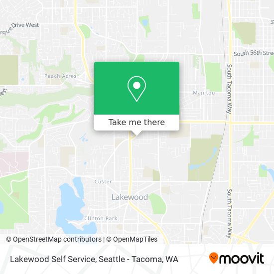 Mapa de Lakewood Self Service