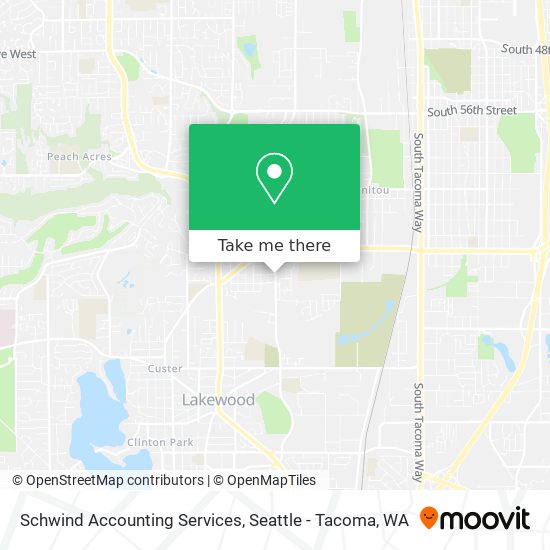 Schwind Accounting Services map