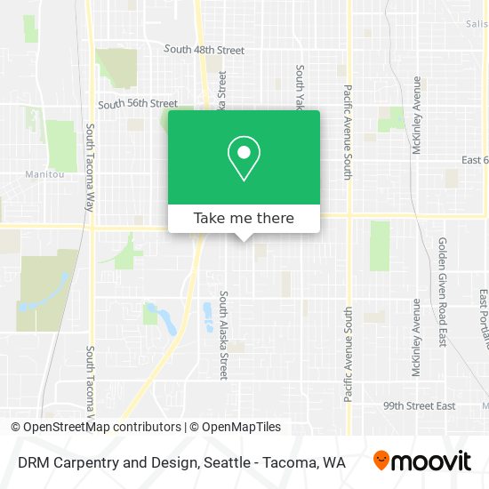 DRM Carpentry and Design map