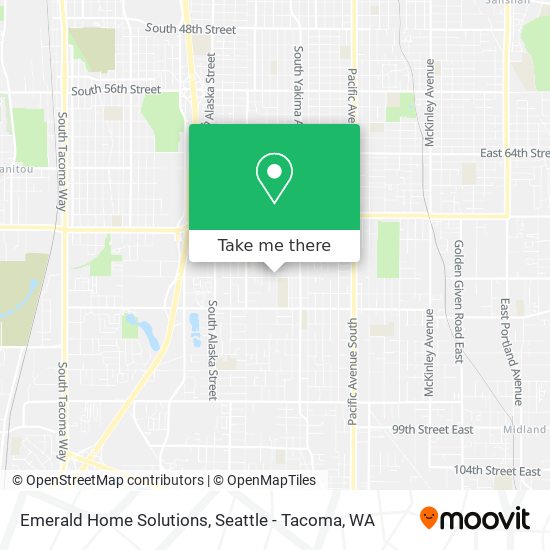 Emerald Home Solutions map