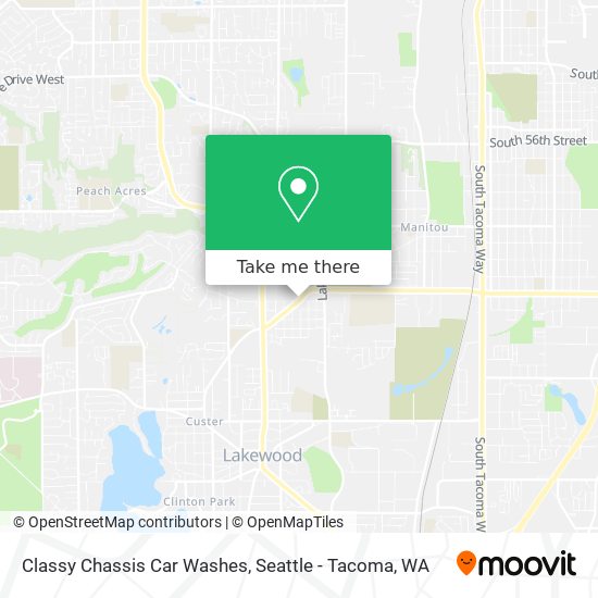 Classy Chassis Car Washes map