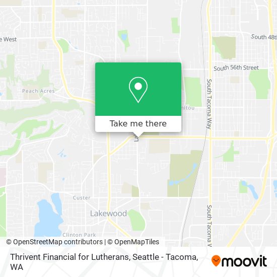 Thrivent Financial for Lutherans map