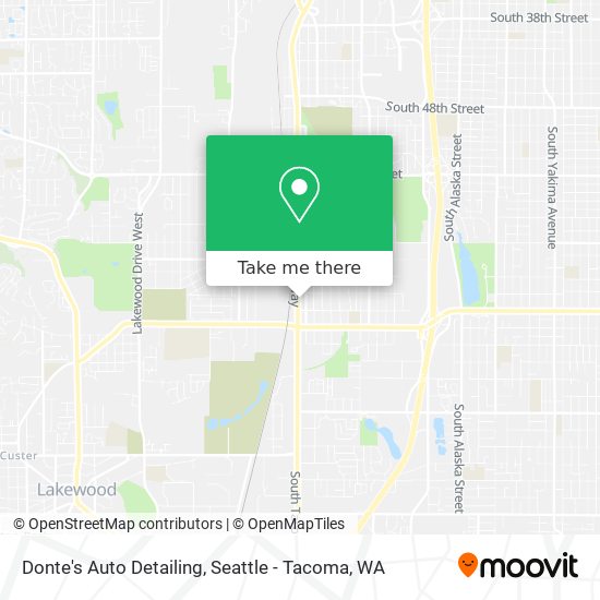 Donte's Auto Detailing map