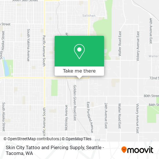 Mapa de Skin City Tattoo and Piercing Supply