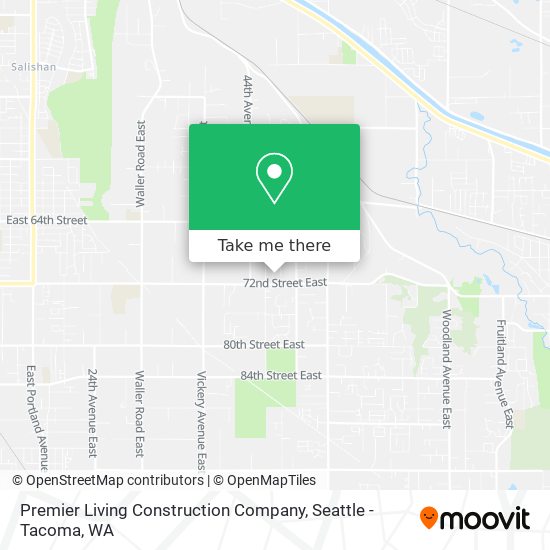 Premier Living Construction Company map