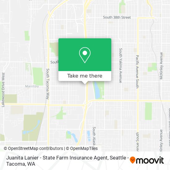 Mapa de Juanita Lanier - State Farm Insurance Agent