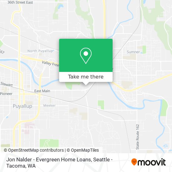 Jon Nalder - Evergreen Home Loans map