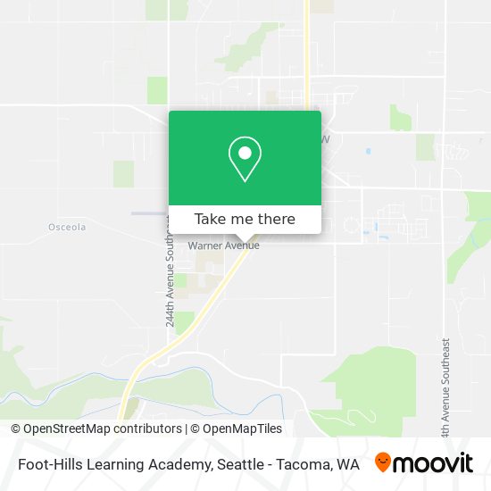 Mapa de Foot-Hills Learning Academy