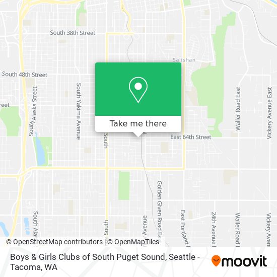 Boys & Girls Clubs of South Puget Sound map