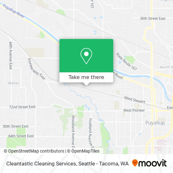 Mapa de Cleantastic Cleaning Services