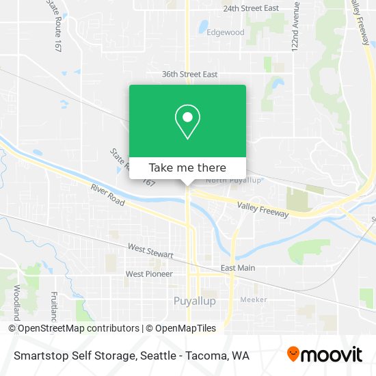 Mapa de Smartstop Self Storage
