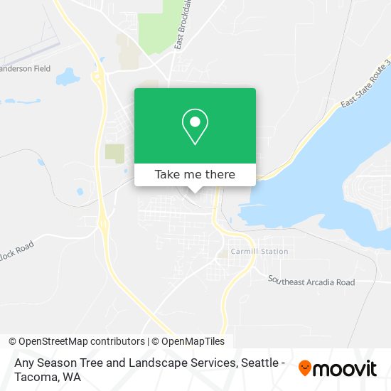 Any Season Tree and Landscape Services map