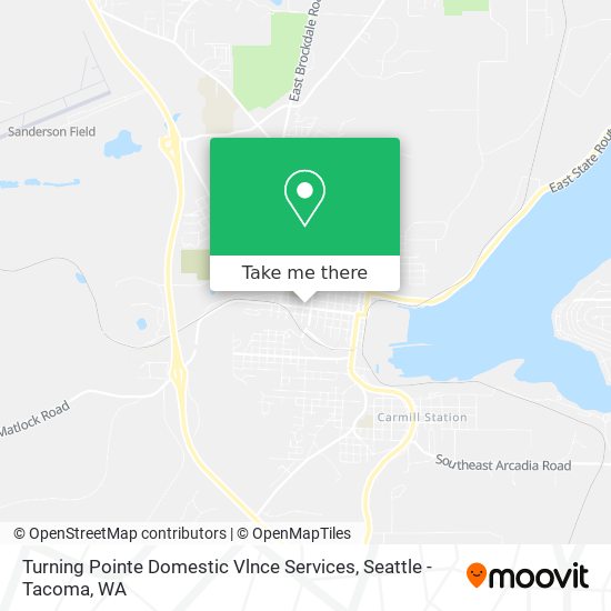 Turning Pointe Domestic Vlnce Services map