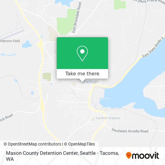 Mapa de Mason County Detention Center