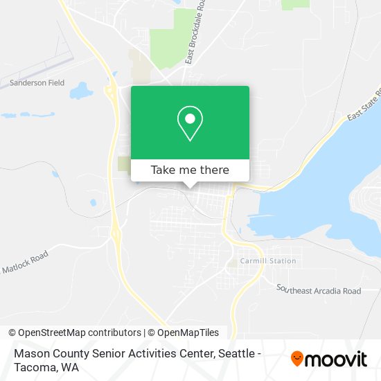 Mason County Senior Activities Center map