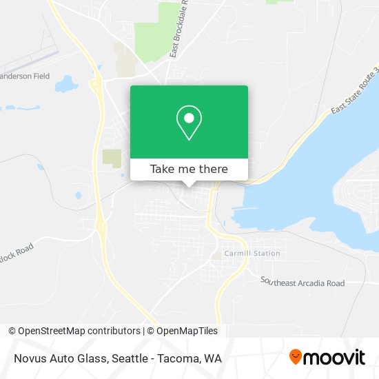 Mapa de Novus Auto Glass