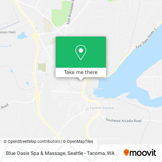 Blue Oasis Spa & Massage map