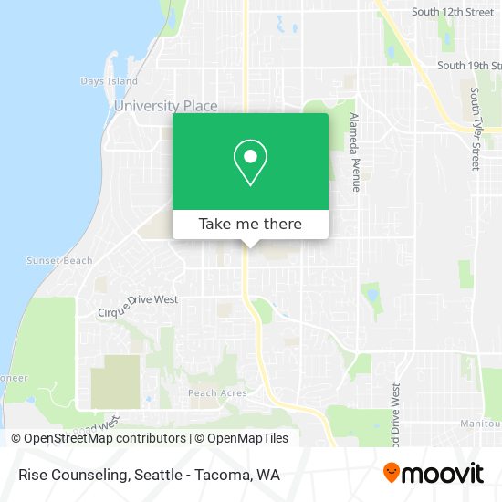 Rise Counseling map